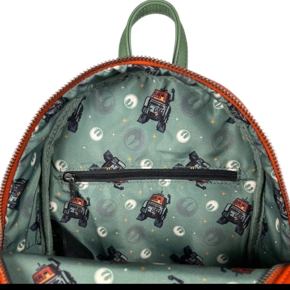 Loungefly Exclusive Star Wars Rebels Chopper Cosplay mini Backpack - Picture 6 of 6